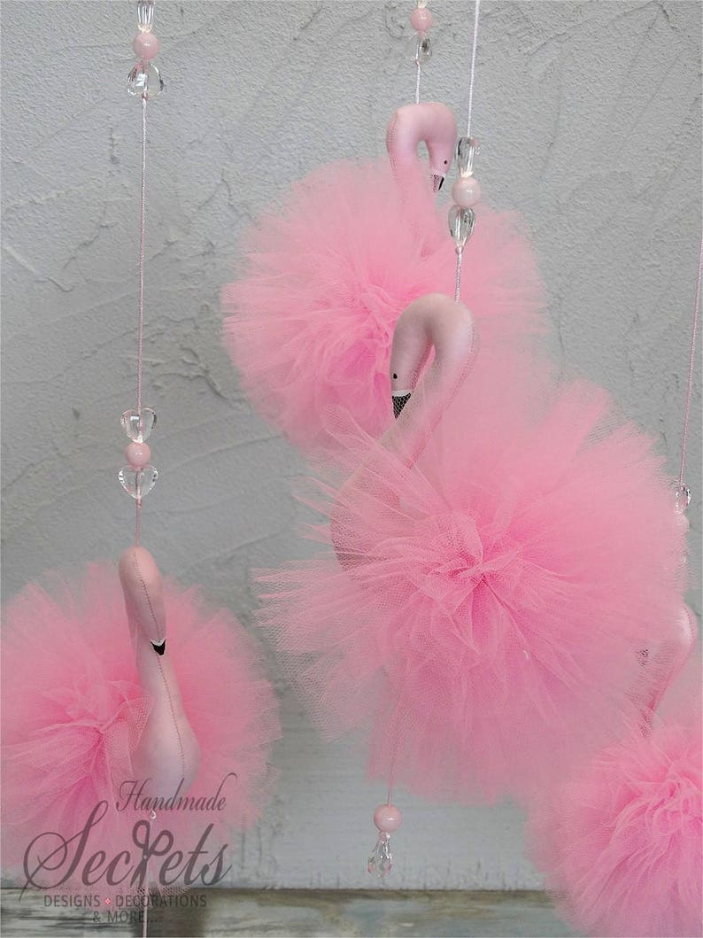 Baby Mobile, Baby Mobile Girl, Baby Mobile Flamingos, Baby Mobile Girl