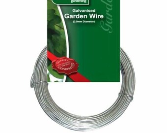 10m Heavy Duty 2mm Thick Galvanised Garden Fencing Fence Wire Outdoor GSW103C