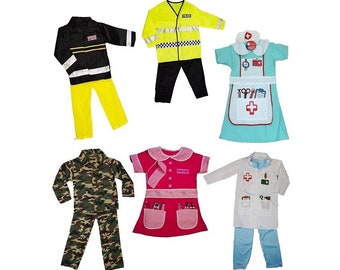 Girls Boys Dress Up Role Play Childrens Kids Party Outfit Fancy Dress AGES 5-7
