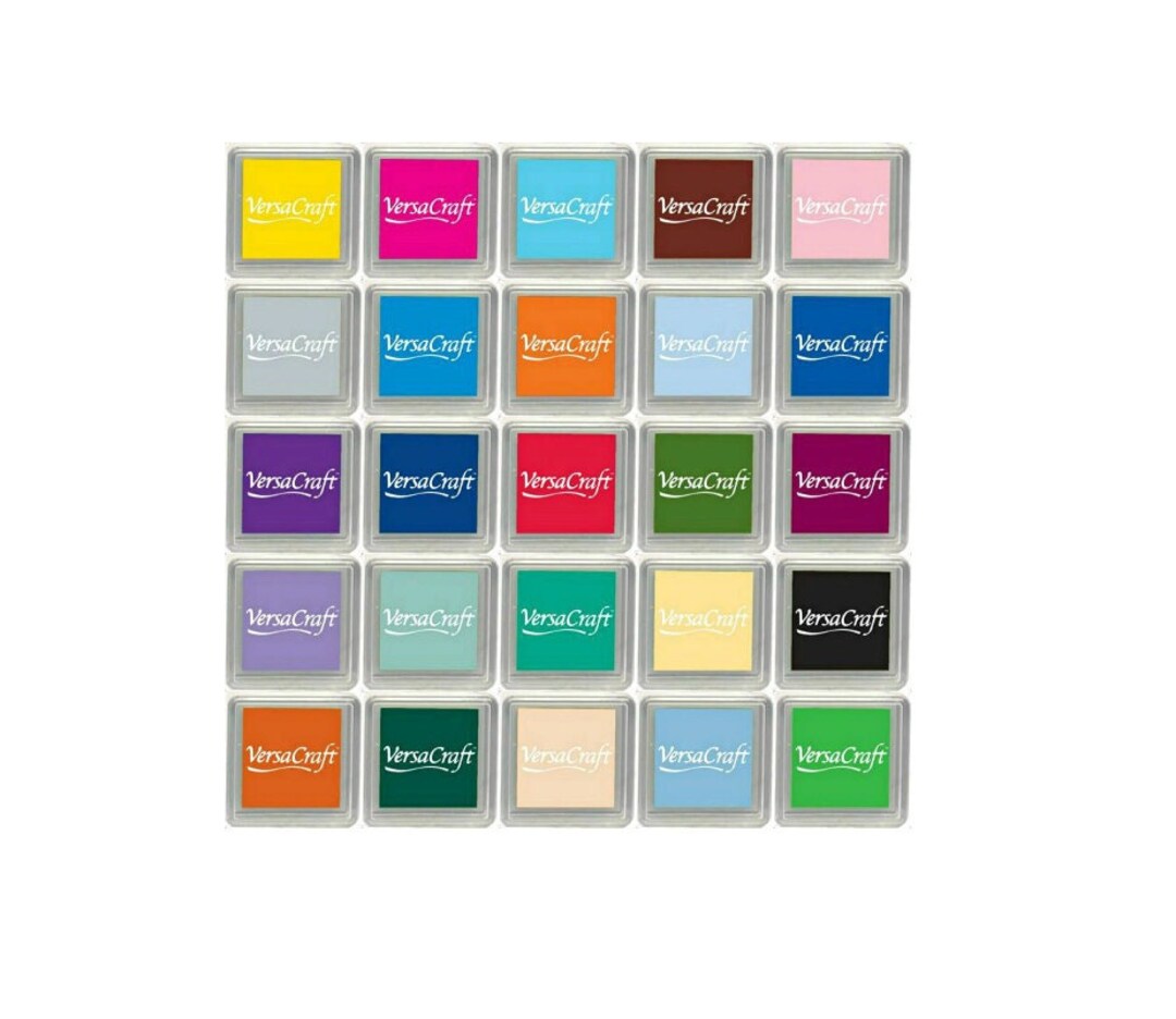 Versacraft Square Raised Archival Rubber Stamp Ink Pad 29 Colours Etsy UK