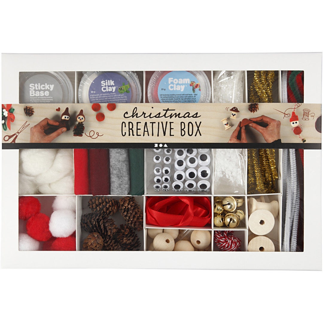 Make Your Own Christmas Decorations Creative Craft Box 54452 - Etsy UK