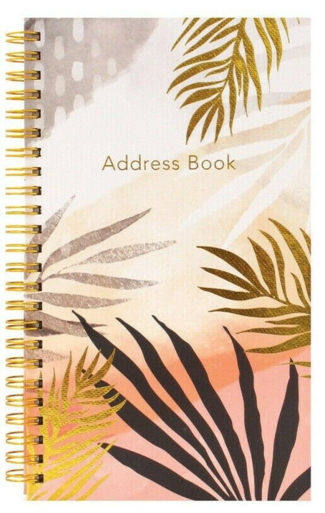Large Slim Address Book Spiral Bound Home Office Telephone Etsy UK