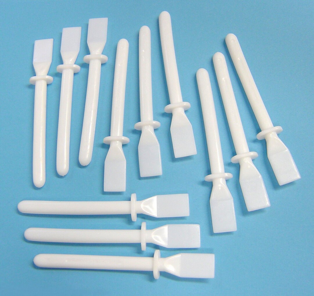 Glue Sticks, White Plastic, Pva & Paste or Paint Spreader Stick Craft