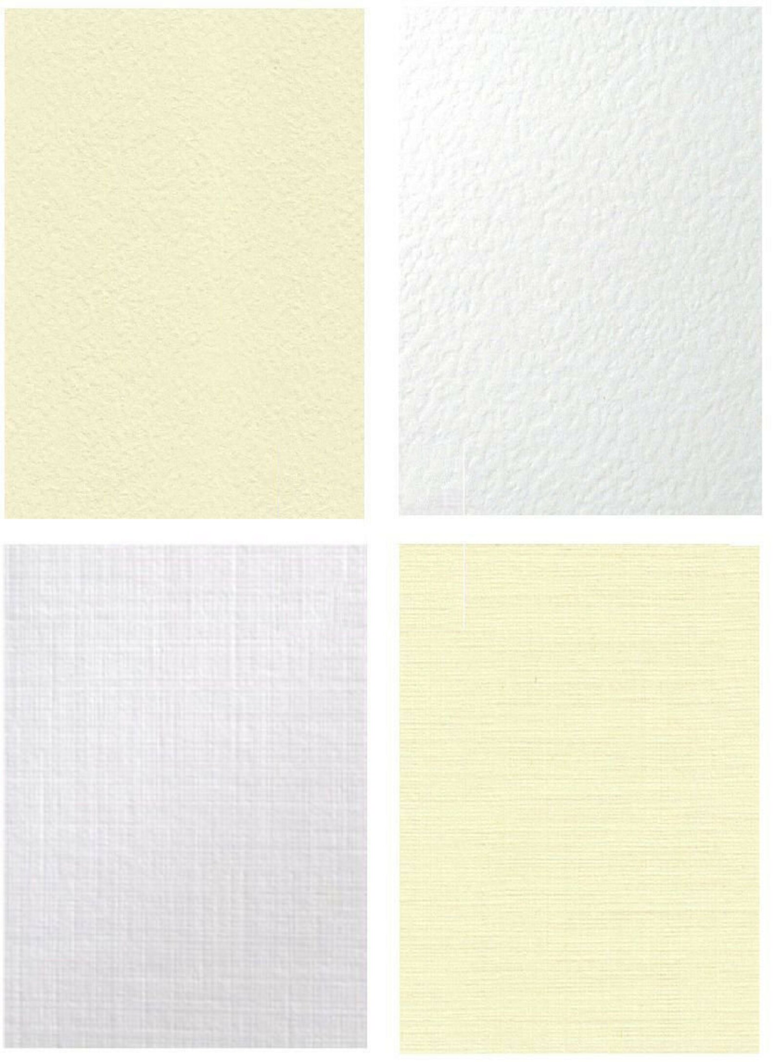 A4 A3 Hammered Linen Textured 300gsm Thick Card Ivory White 50 - Etsy
