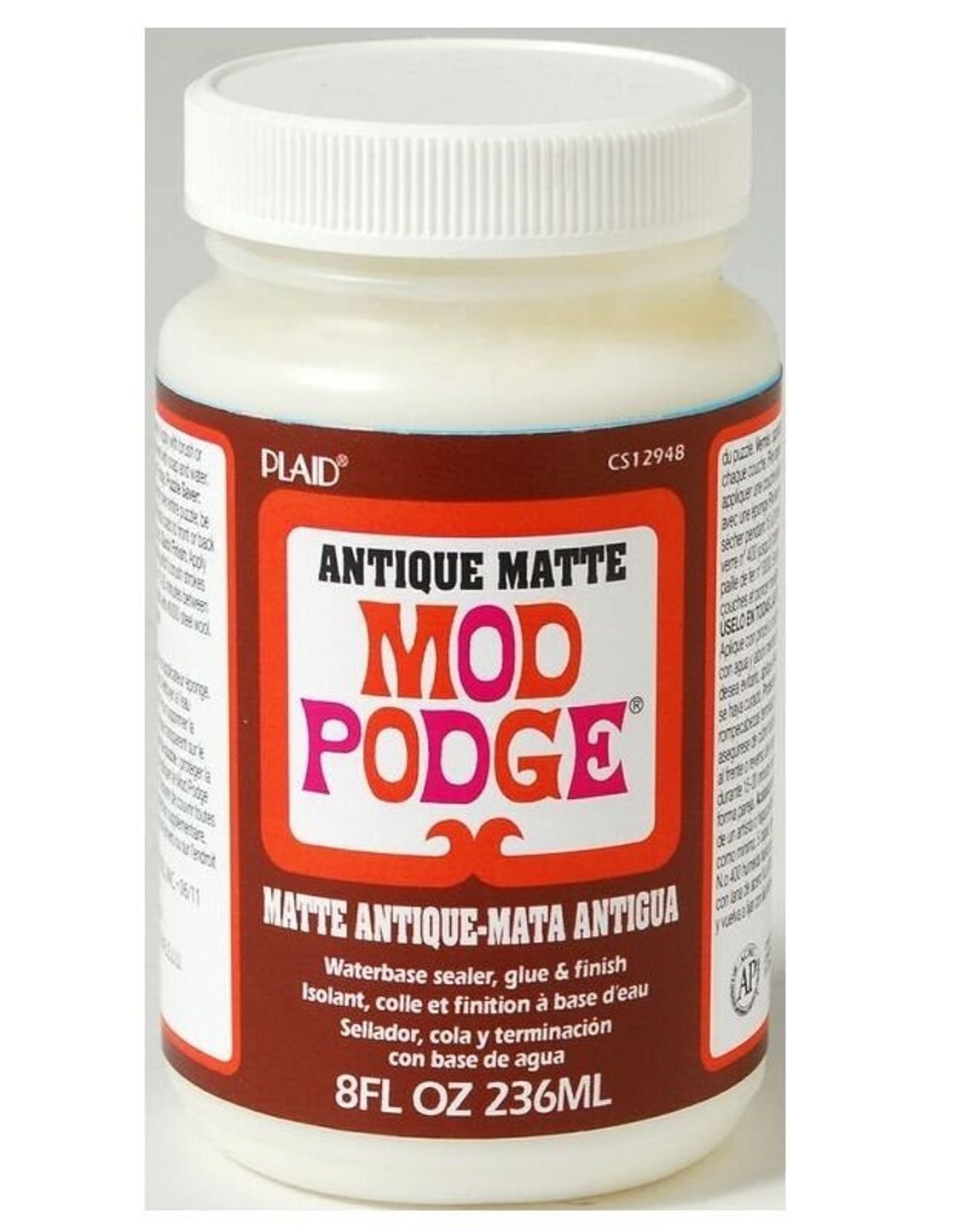 8oz Mod Podge Finish Glue Sealer Decoupage Craft Varnish Water Etsy