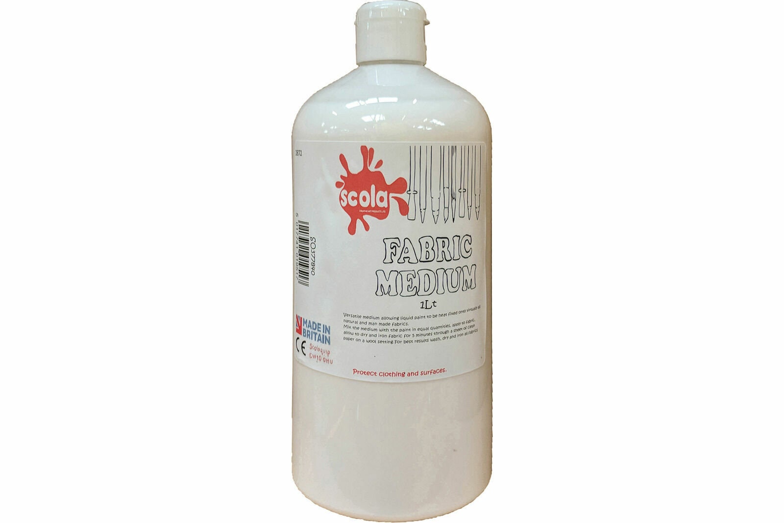 Seiwa Fabrier Clear Brown Water-Based Acrylic Resin Pigment Leathercraft Textile Paint 35ml & 100ml, for Fabric Painting