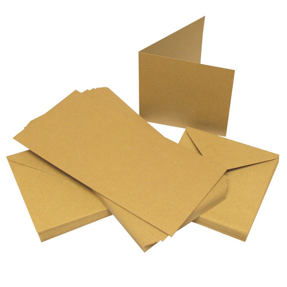 5x5 Blank Cards and Envelopes Card Making Craft Etsy UK
