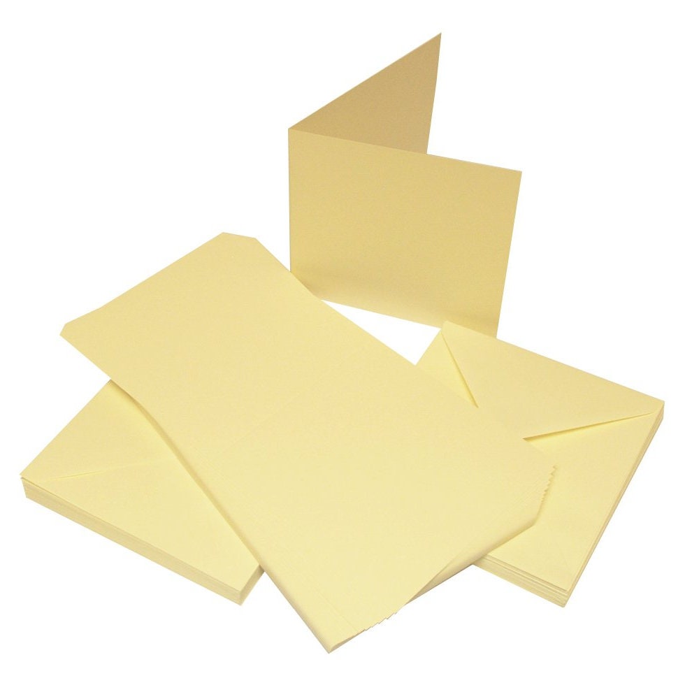 5x5 Blank Cards and Envelopes Card Making Craft Etsy UK