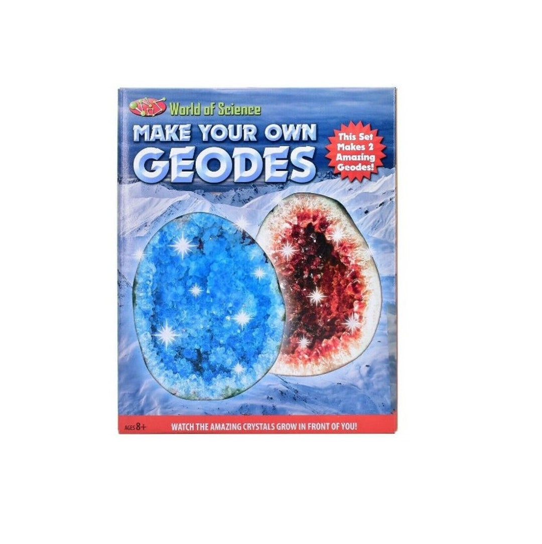 Make Your Own Geodes World of Science 2 Crystals Rock Growing Kit
