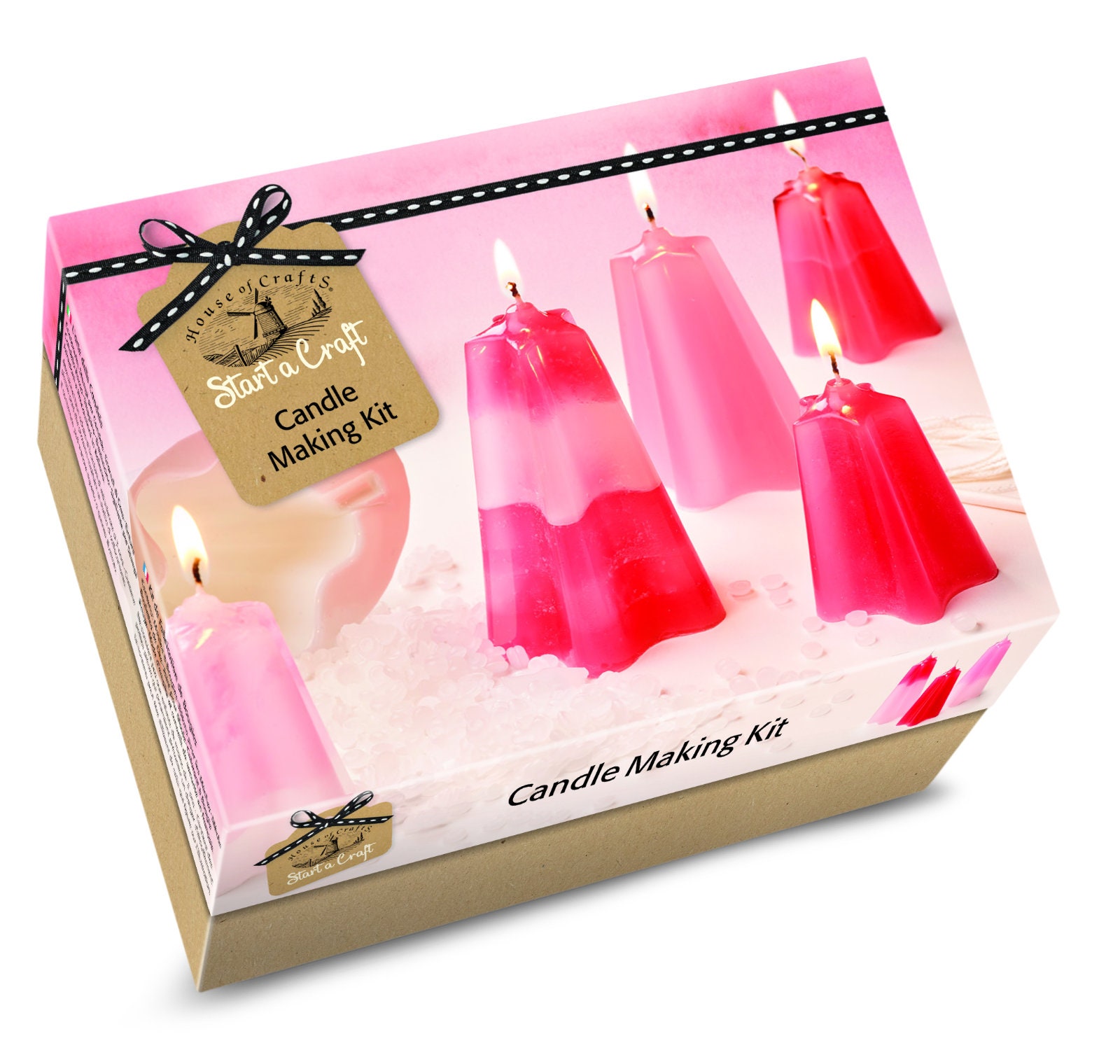 Candle Making Starter Craft Kit Gift Set Makes 4 Candles SC010 Etsy