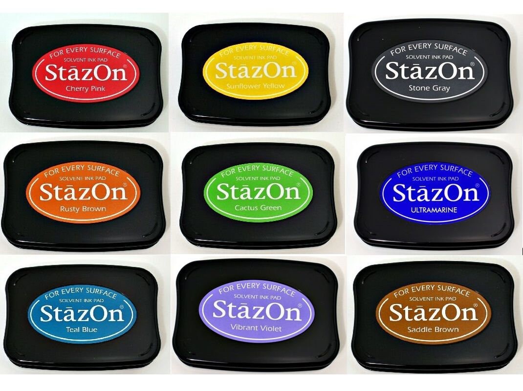 Tsukineko Stazon Ink Pad Solvent Stamp Pad 