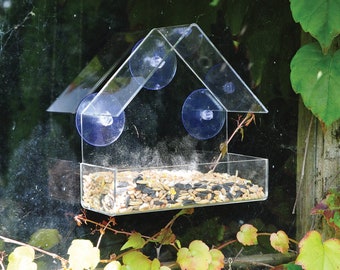 Window Bird Clear View Feeder