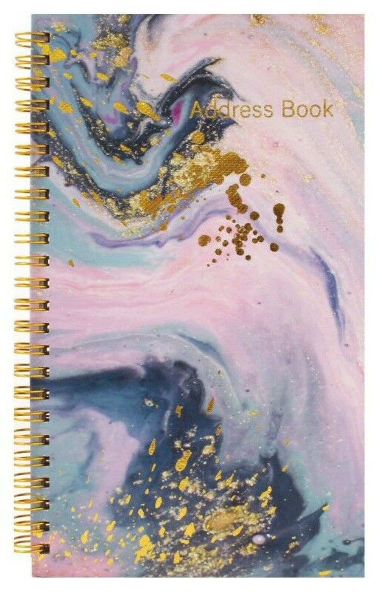 Large Slim Address Book Spiral Bound Home Office Telephone Etsy UK