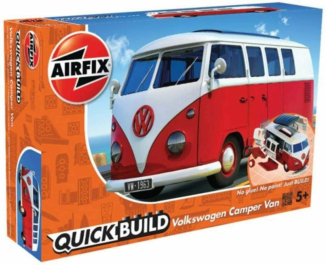 Hornby Hobbies Airfix Quick Build Volkswagen VW Camper Van Etsy