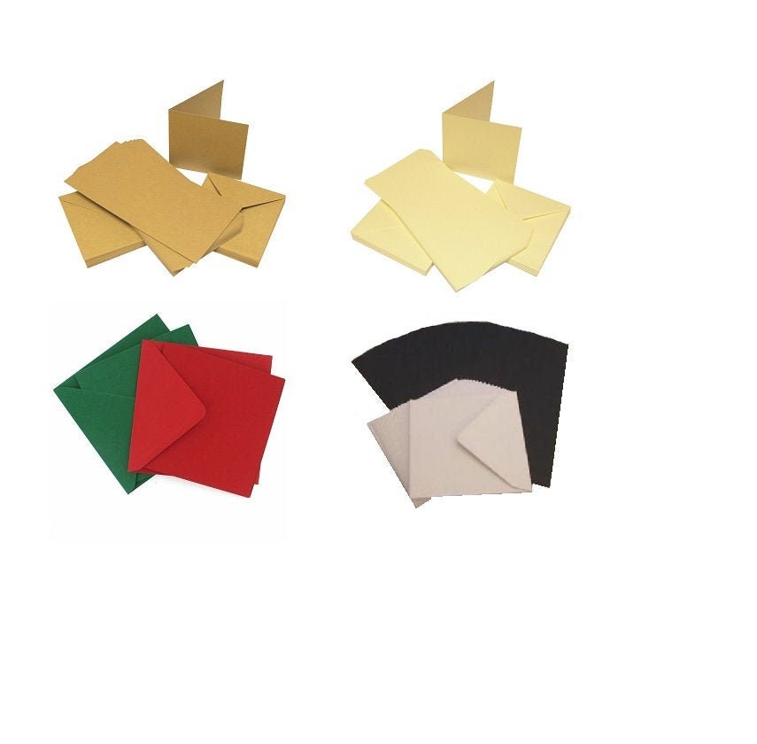 5x5 Blank Cards and Envelopes Card Making Craft Etsy UK
