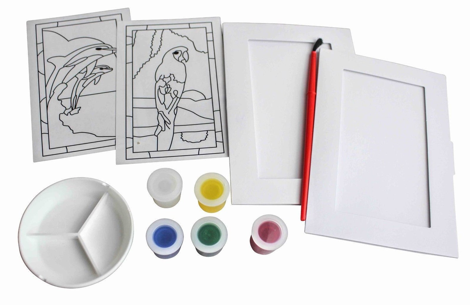 Glass Painting Starter Kit Complete Paint Craft Set Gift By Etsy