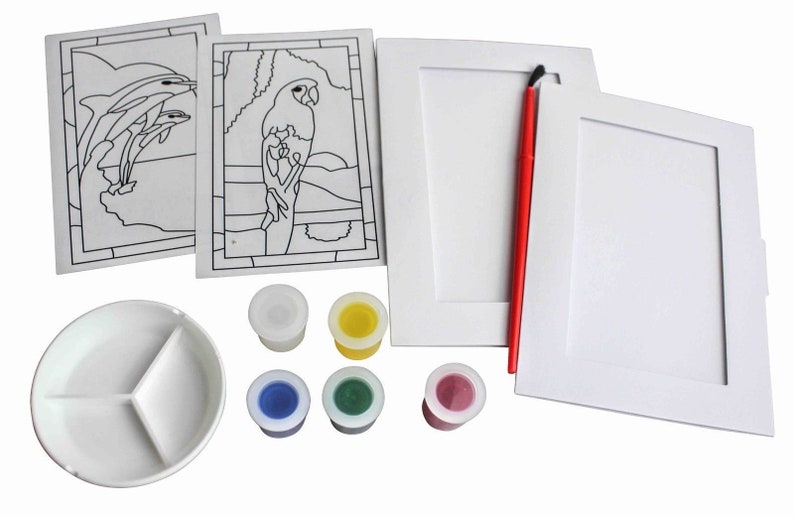 Glass Painting Starter Kit Complete Paint Craft Set Gift by Etsy UK