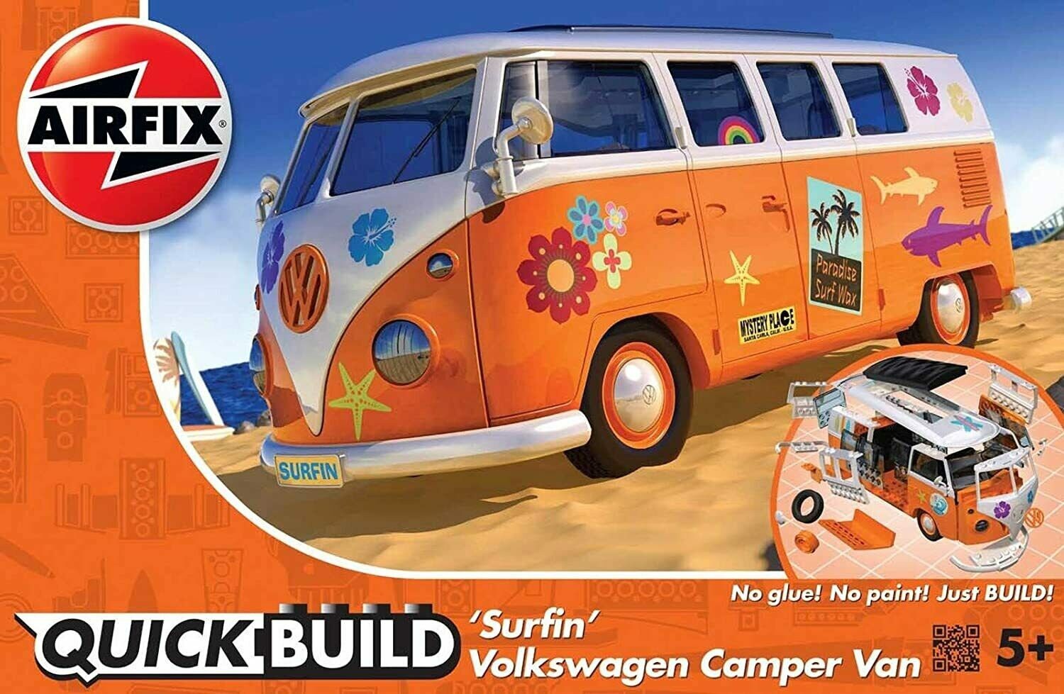 Hornby Hobbies Airfix Quick Build Volkswagen VW Camper Van Etsy