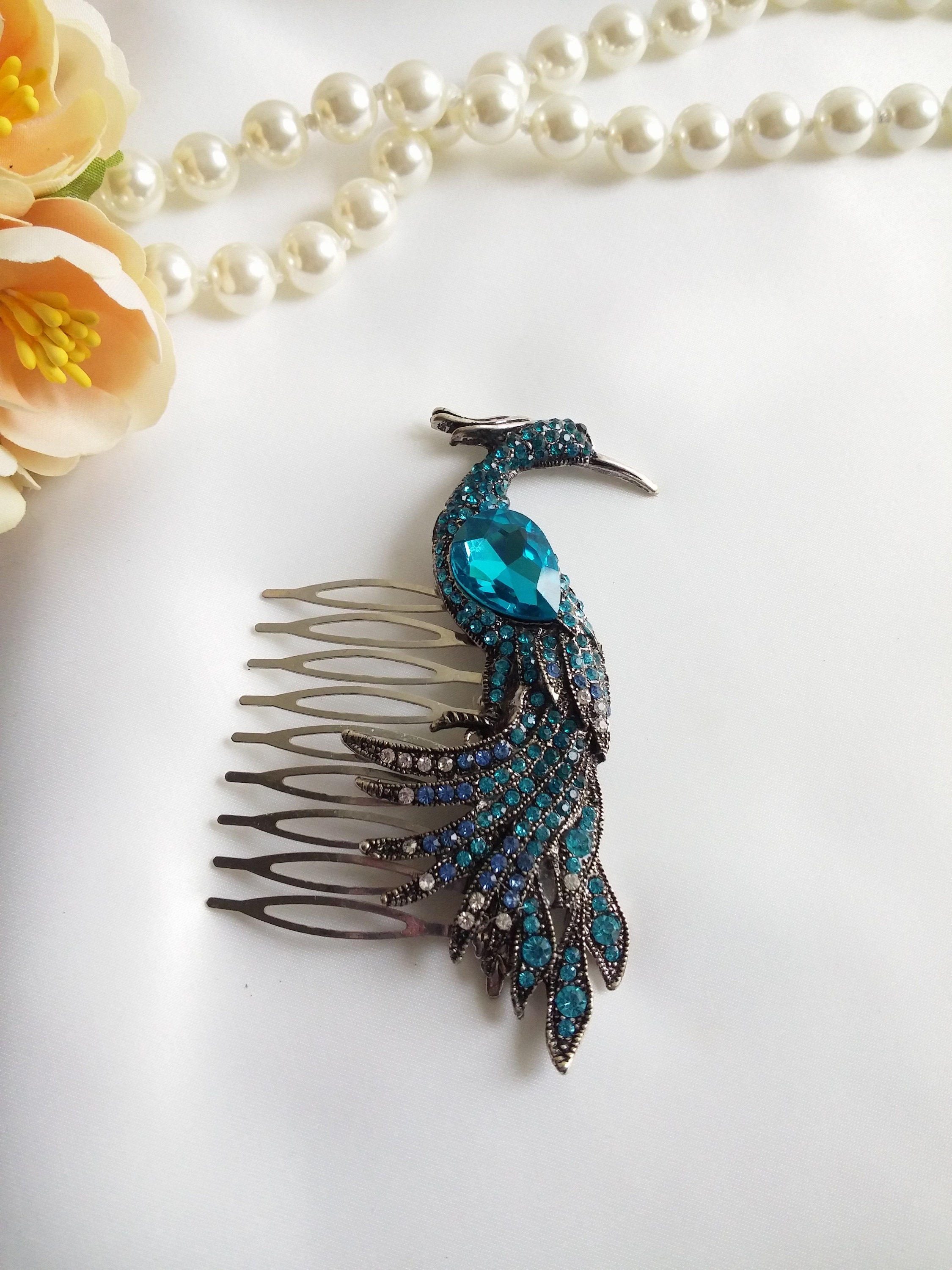 turquoise headpiece