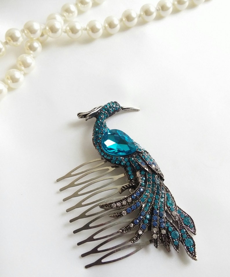 turquoise headpiece
