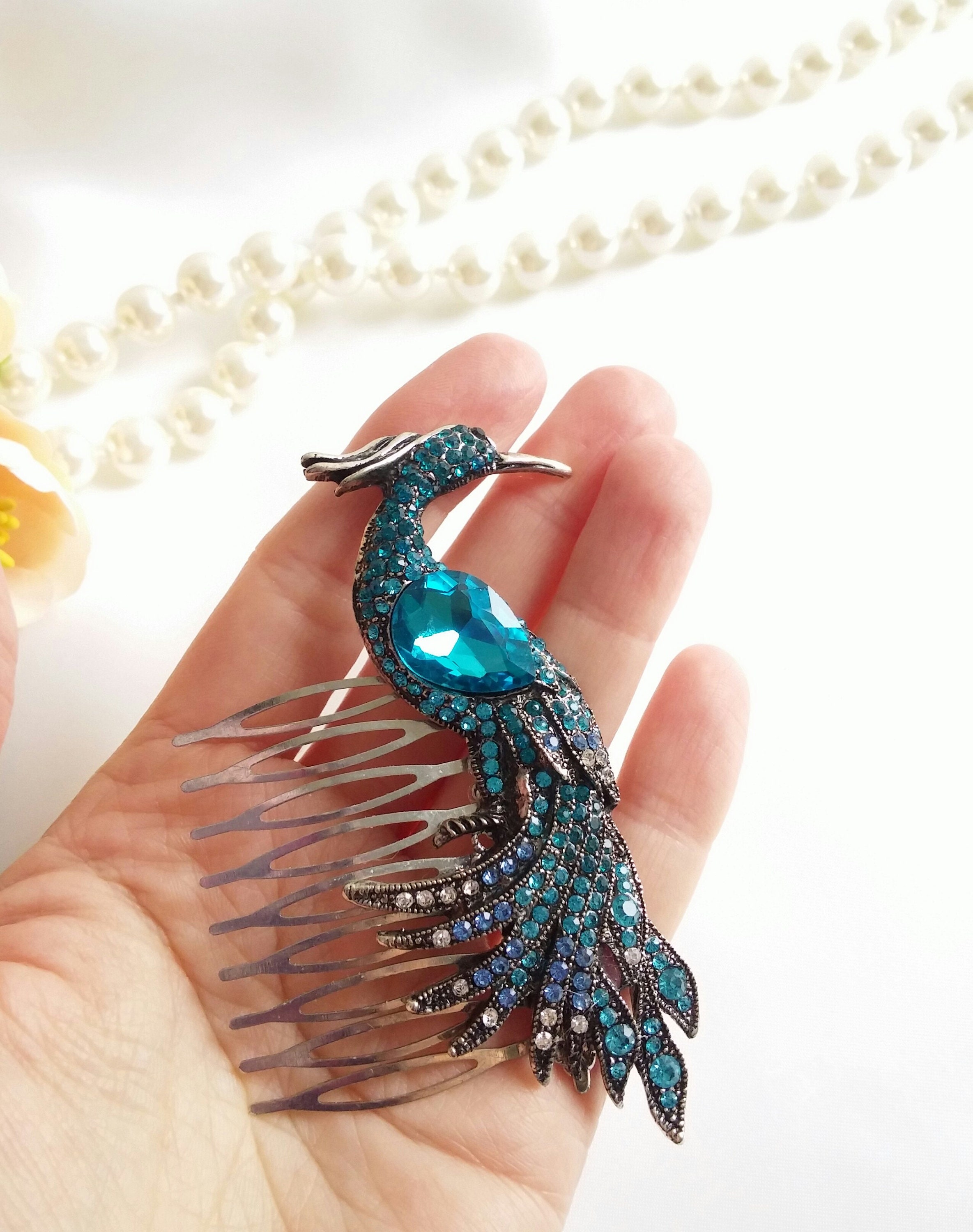 turquoise headpiece