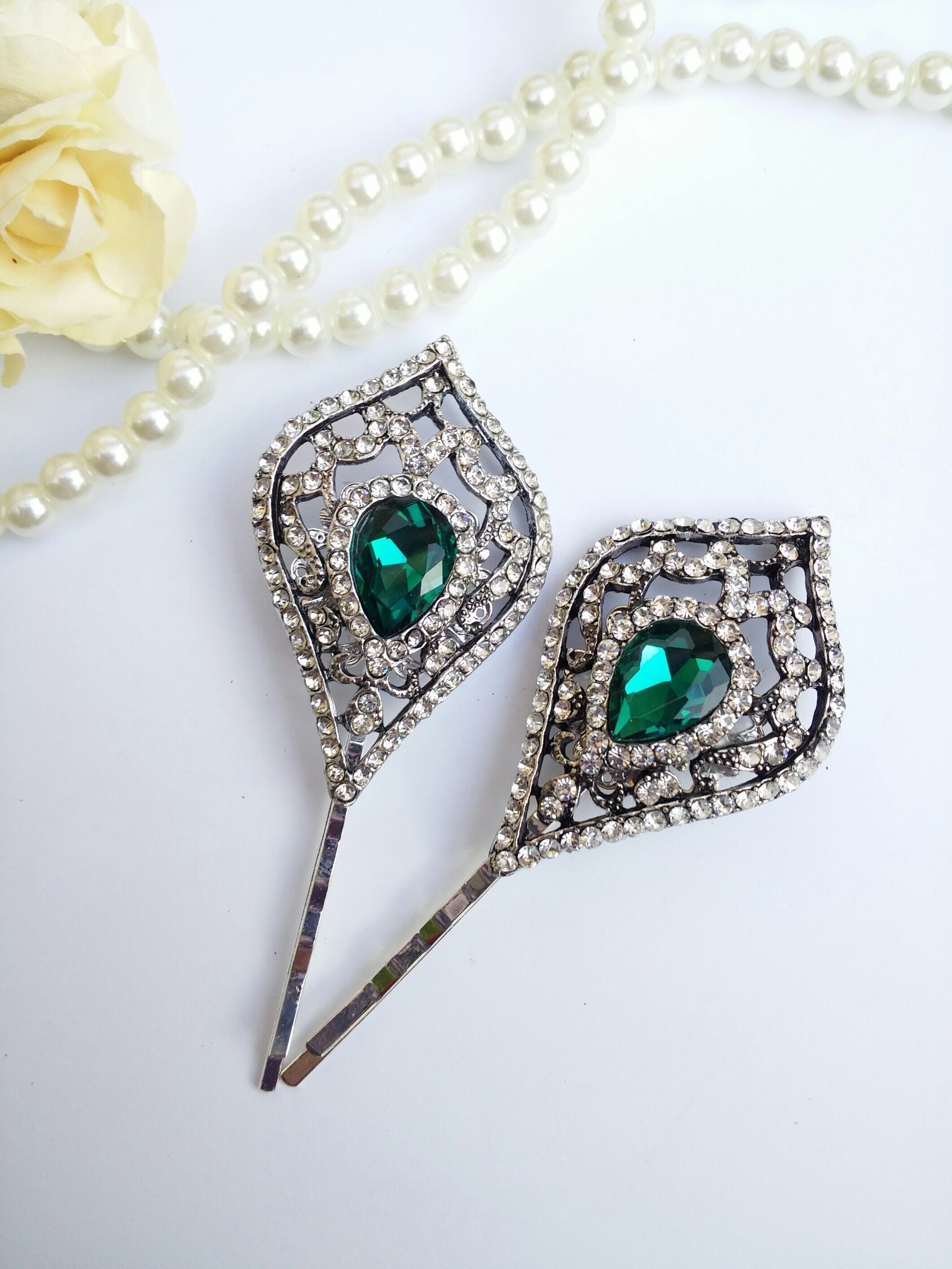 Sapphire Blue Vintage Hair Pin Jewel Hair Pin Blue Wedding Etsy UK