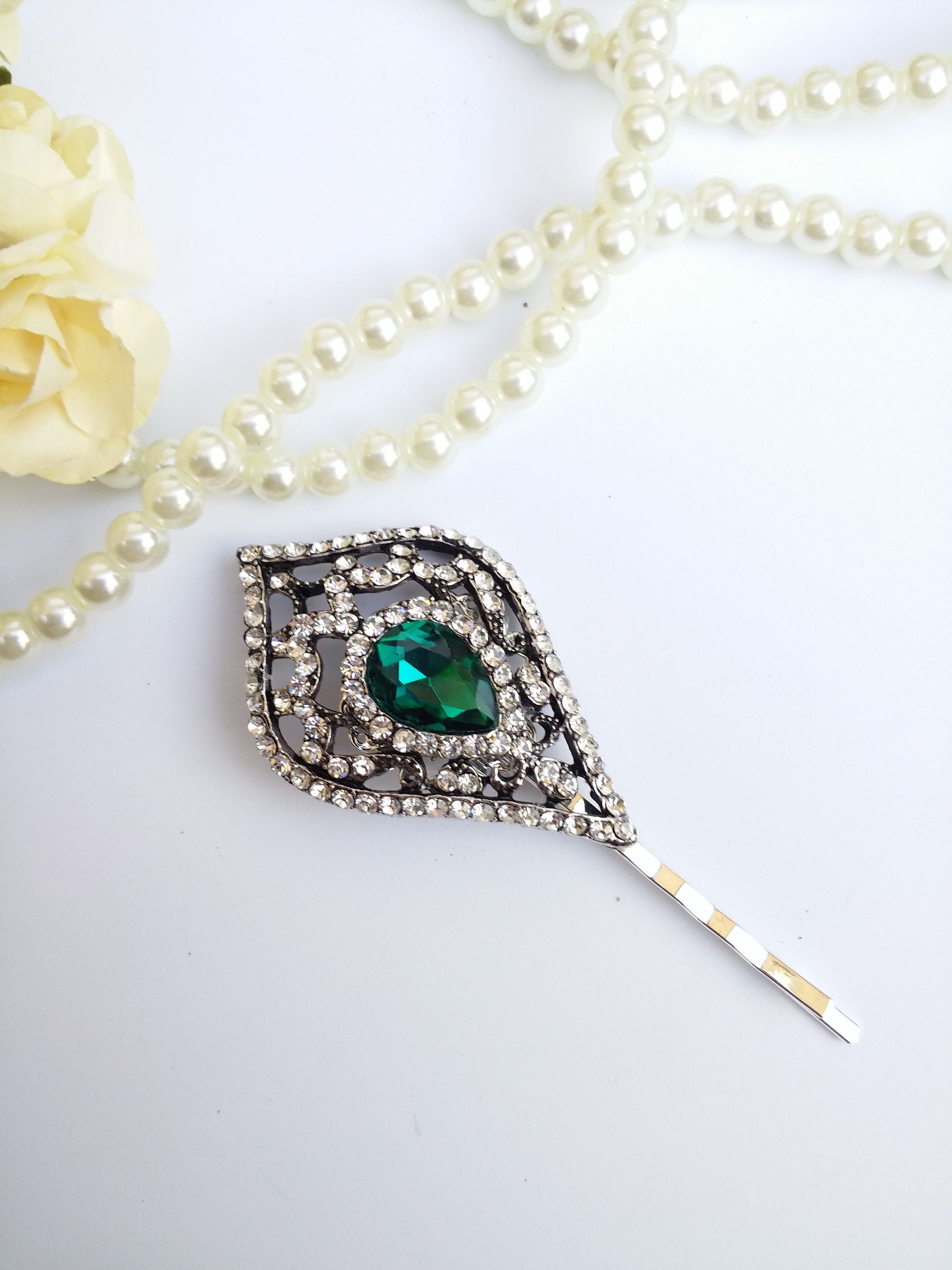 Sapphire Blue Vintage Hair Pin Jewel Hair Pin Blue Wedding Etsy UK