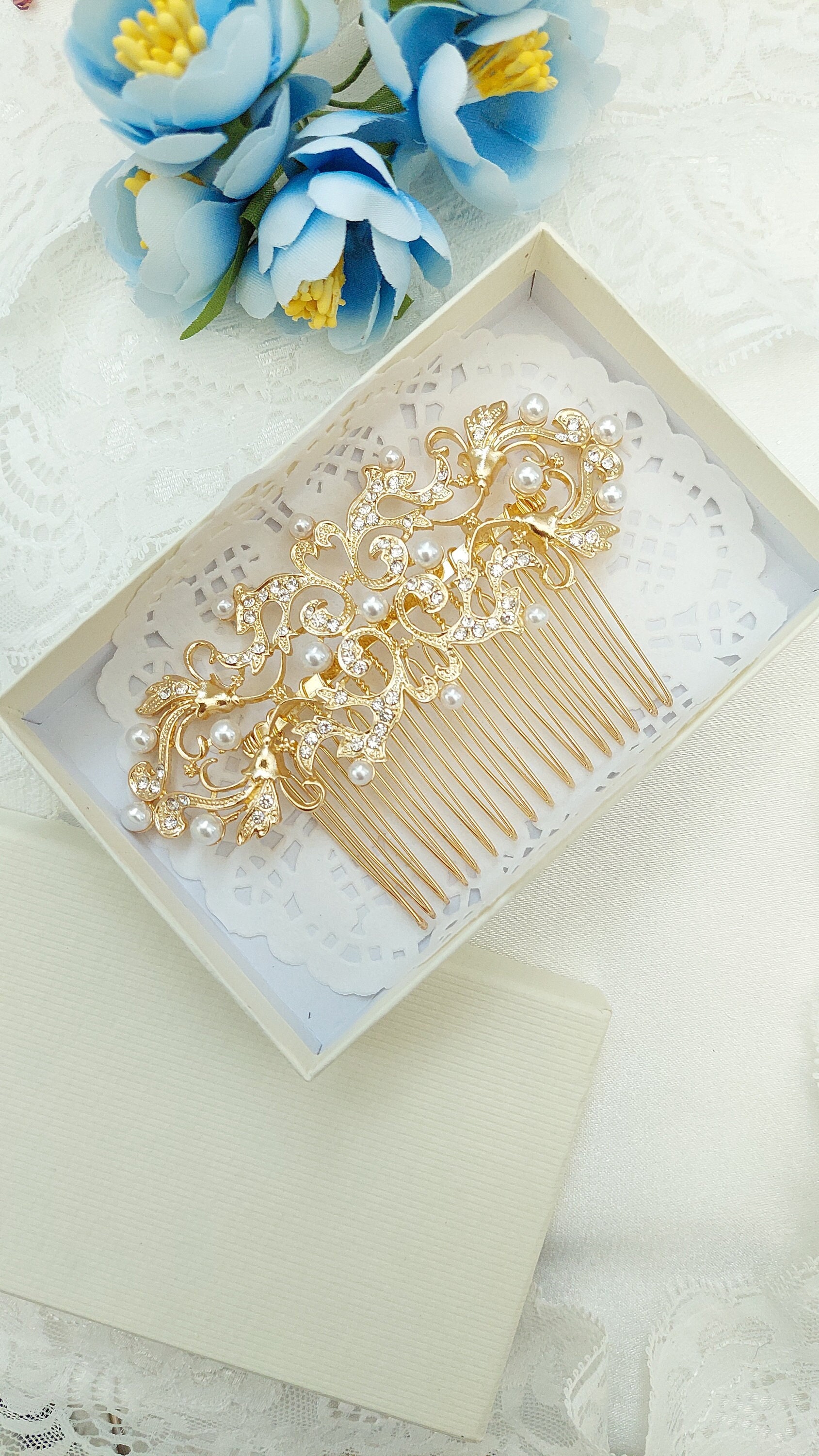 Accessori Acconciatura Sposa Pettine Per Capelli Da Damigella - Foto 8