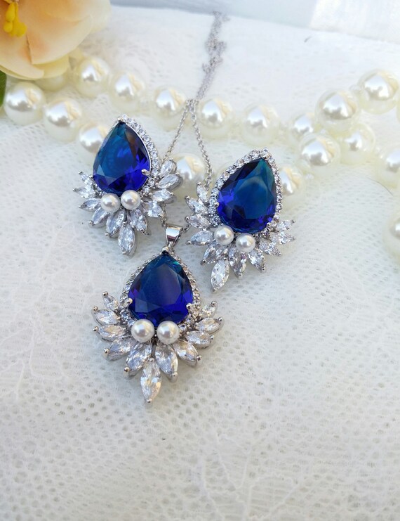 royal blue jewellery