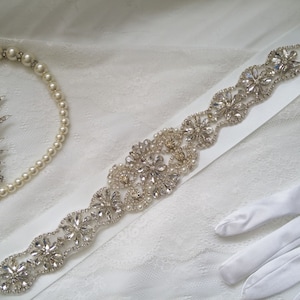 Bridal sash, bridal belt, crystal bridal sash, sash belt, rhinestone sash, crystal sash, wedding dress belt, dress sash, Gatsby belt