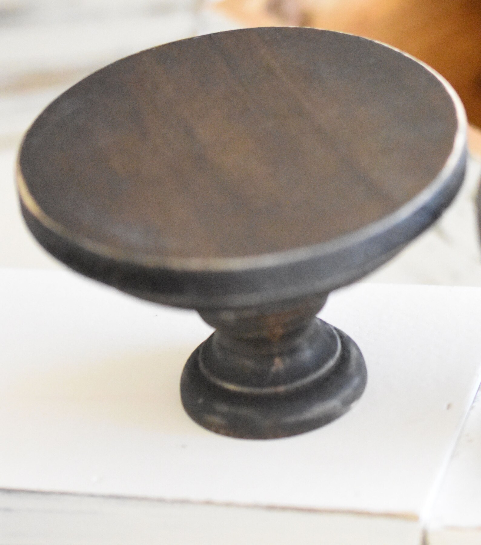 Mini Round Pedestal Riser Farmhouse Decor Coffee Bar Riser Etsy