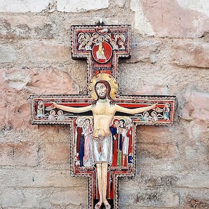 San Damiano Crucifix - Hand Painted