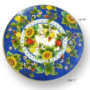 Top27 - Ceramic Table with Galvanized Iron Base