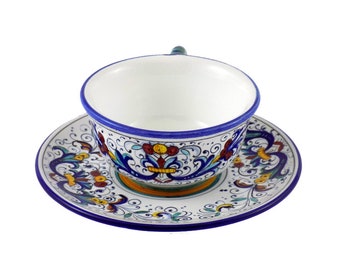 Rica taza de té Deruta