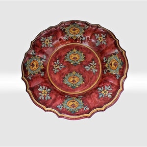 Art.44/Blue   Baroque plate