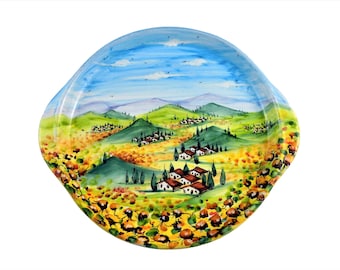 1125/30 - Vassoio Tondo - sUNFLOWER