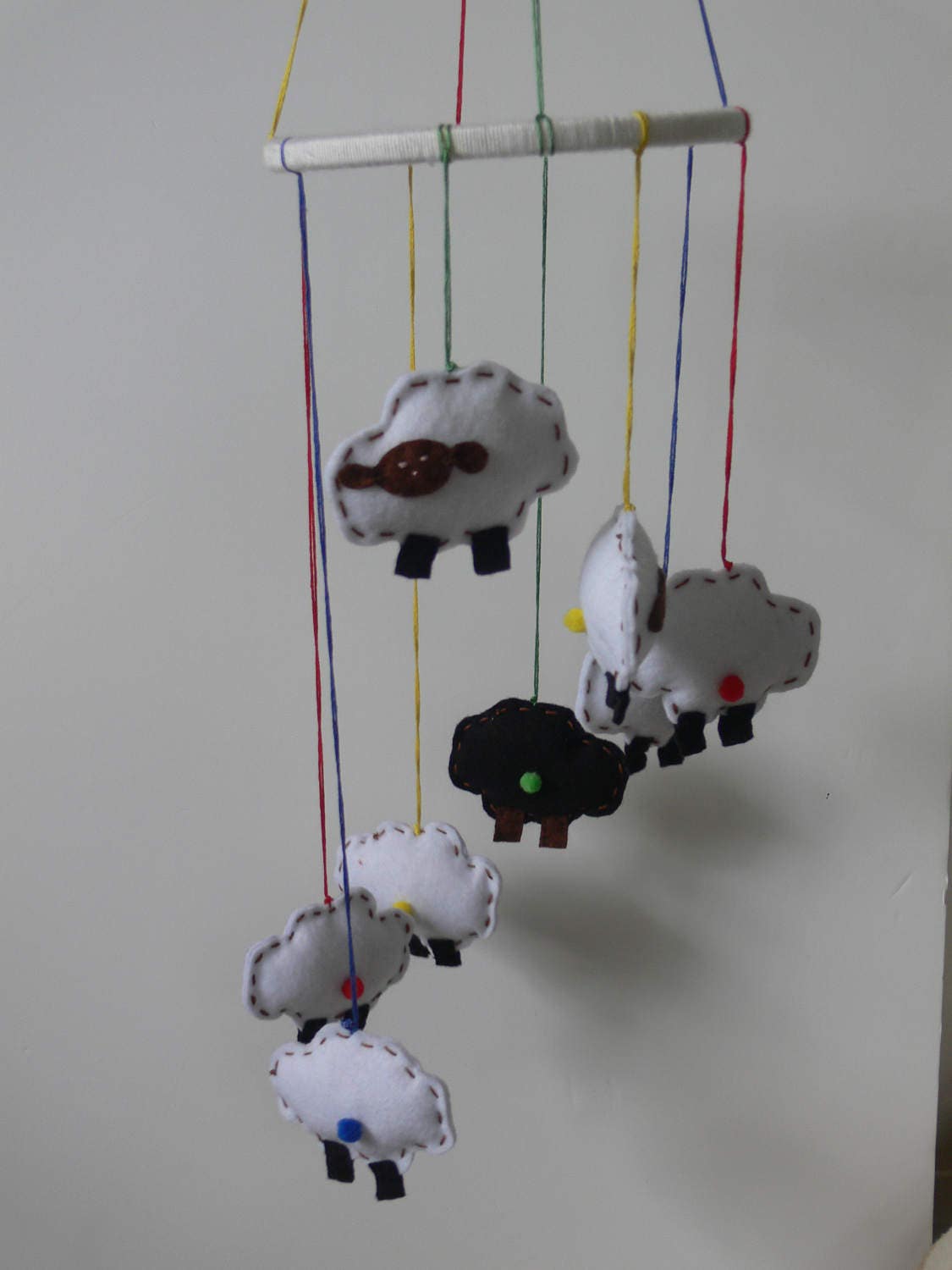 cot mobile sheep