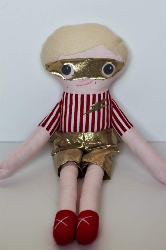 handmade fabric doll