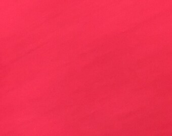 80s Crinkle Cotton Solid Fuchsia Coral Pink 52 W x 134 L = 3.7 Yards