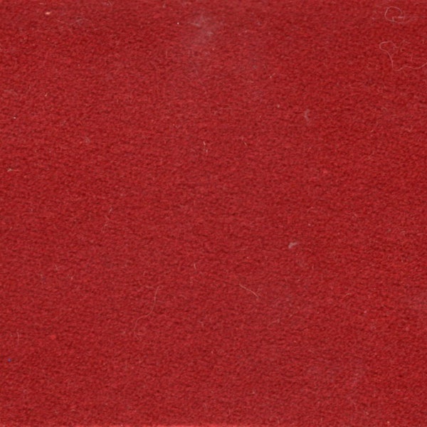 Over 2 Yards 1980s Vintage Deep Red Ultrasuede Auto Upholstery
