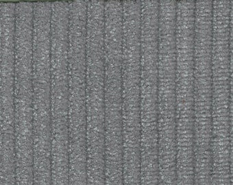 BTY vintage grey striped velour auto upholstery