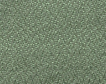 1 1/4 Yards Vintage 1965 Chevrolet Green Woven Satin Auto Upholstery