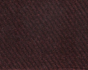 BTY vintage velour auto upholstery dark red diagonal stripe