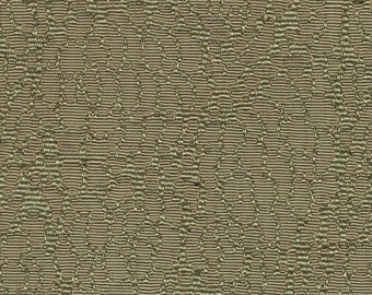 1 1/4 Yards Vintage 1968 Chevrolet Impala Olive Green Satin Auto Upholstery w/ Abstract Lines