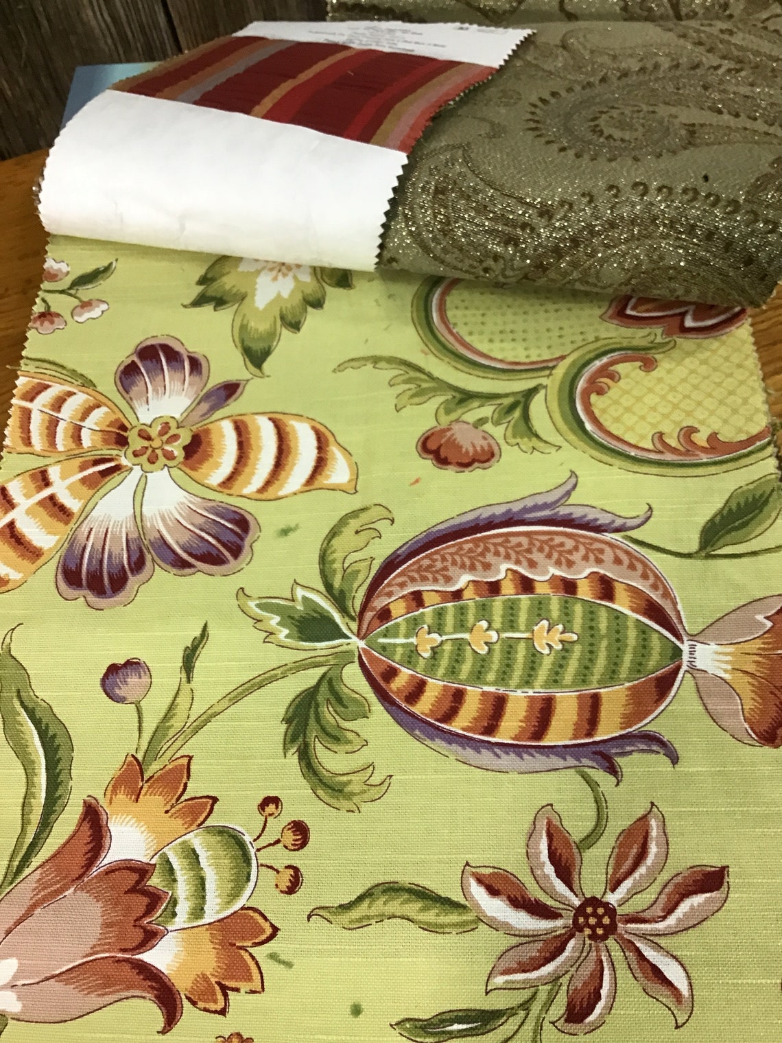 Large Kasmir Fabrics Correlated Fabric Book in Blues Etsy