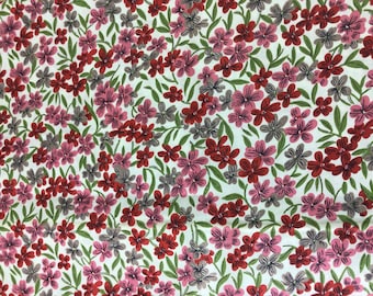 3 yards quality cotton 50s floral cotton fabric