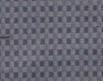 BTY Vintage Grey Checkerboard Plush Velour Auto Upholstery