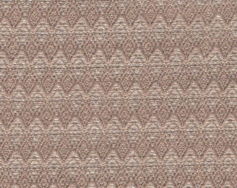 1 1/4 yards 1960 Oldsmobile upholstery taupe and silver diamonds