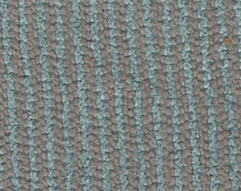 2 1/3 yards 1979 Buick Lesabre/Estate Wagon Blue Grey Stripe Fabric Auto Upholstery