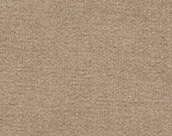 BTY Vintage Tan Plush Velour Auto Upholstery